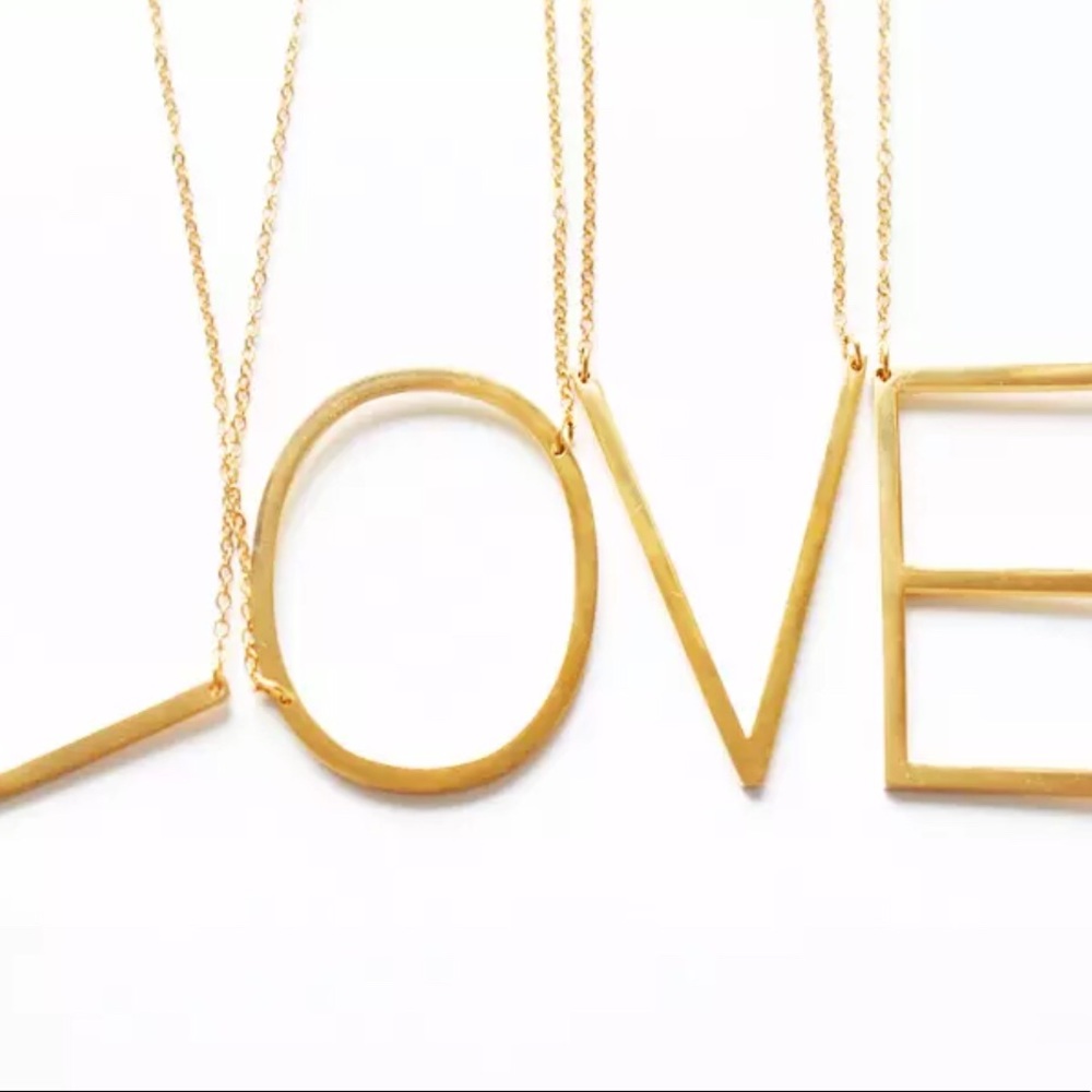 “Maxi” Initial Necklace ♥️ - Picture 3 of 8